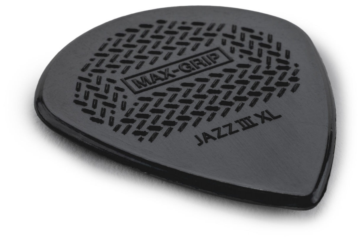 Galerijní obrázek č.2 Tvrdost do 2.0 DUNLOP 581PXLS MAX-GRIP JAZZ III XL STIFFO PICK 1.38MM - 6 ks