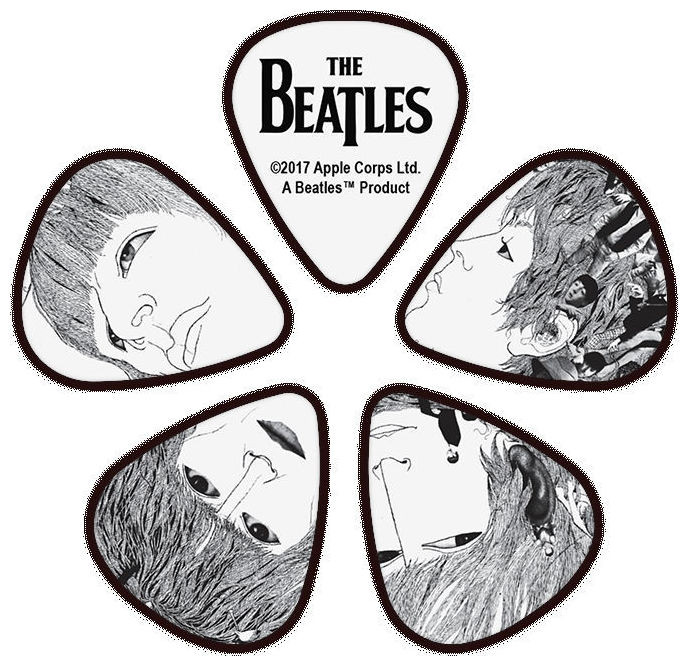 Hlavní obrázek Tvrdost do 0.70 D'ADDARIO 1CWH4-10B1 The Beatles ""Revolver"" Guitar Picks - 10 ks
