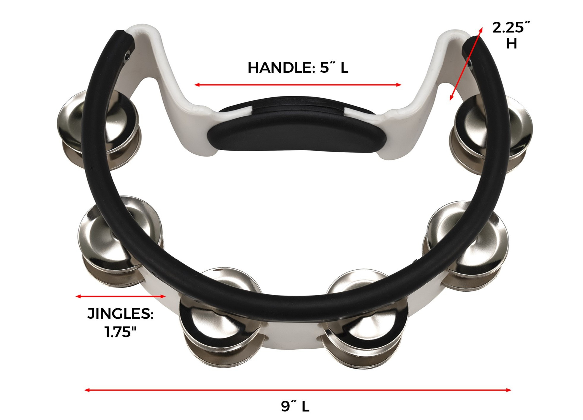 Galerijní obrázek č.1 Tamburíny PEARL PTM-10SHX Quickmount Tambourine