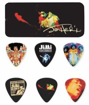 Hlavní obrázek Tvrdost  1.0 DUNLOP JHPT04H Jimi Hendrix Pick Tin Band of Gypsys
