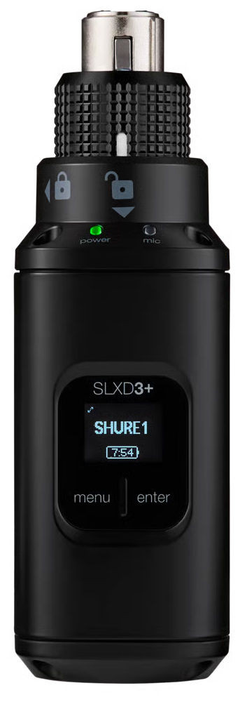 Galerijní obrázek č.2 S bateriovým přijímačem (ke kamerám) SHURE SLXD35+-S50