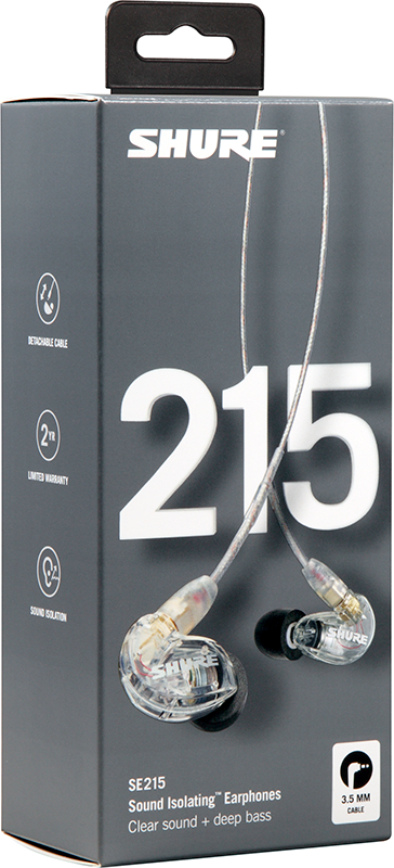 Galerijní obrázek č.5 Monitory SHURE SE215-CL-EFS
