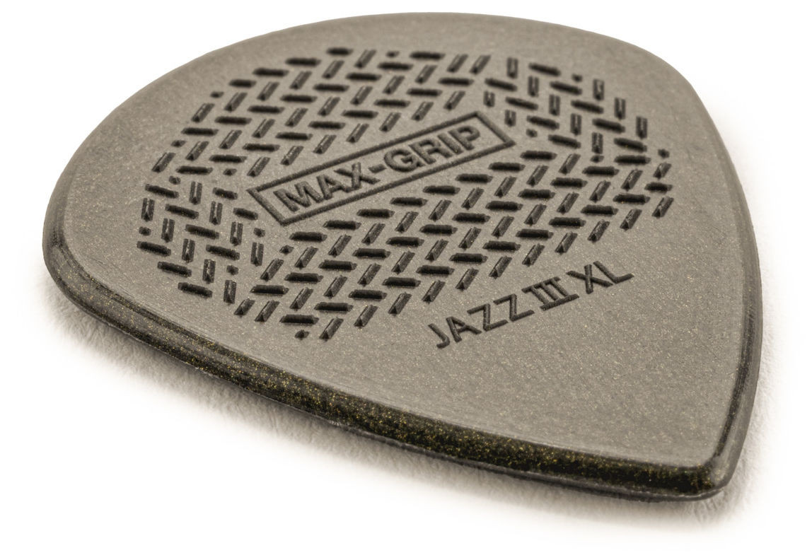 Galerijní obrázek č.2 Tvrdost do 2.0 DUNLOP 581PXLC MAX-GRIP JAZZ III XL CARBON FIBER PICK 1.38MM - 6 ks