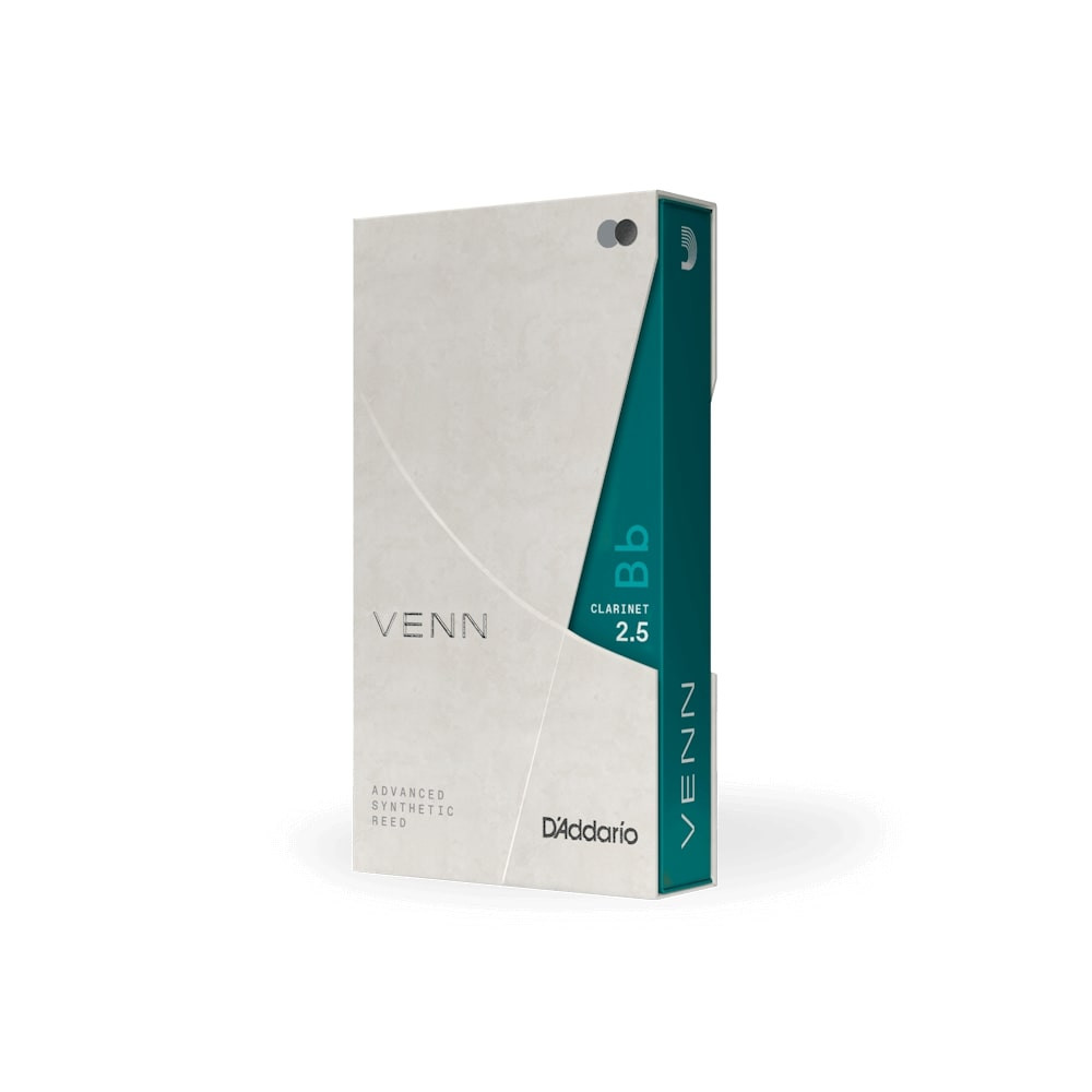 Galerijní obrázek č.1 Bb klarinet D'ADDARIO VBB0125G2 VENN Gen. 2 - Bb Clarinet Reed 2.5