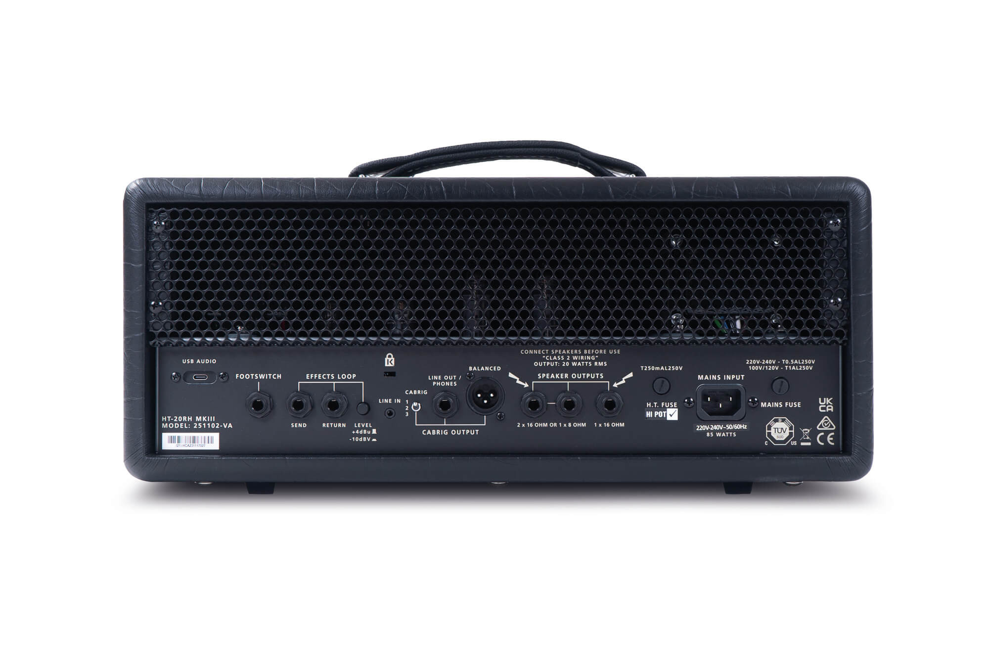 Galerijní obrázek č.3 Lampové zesilovače BLACKSTAR HT-20RH-MKIII