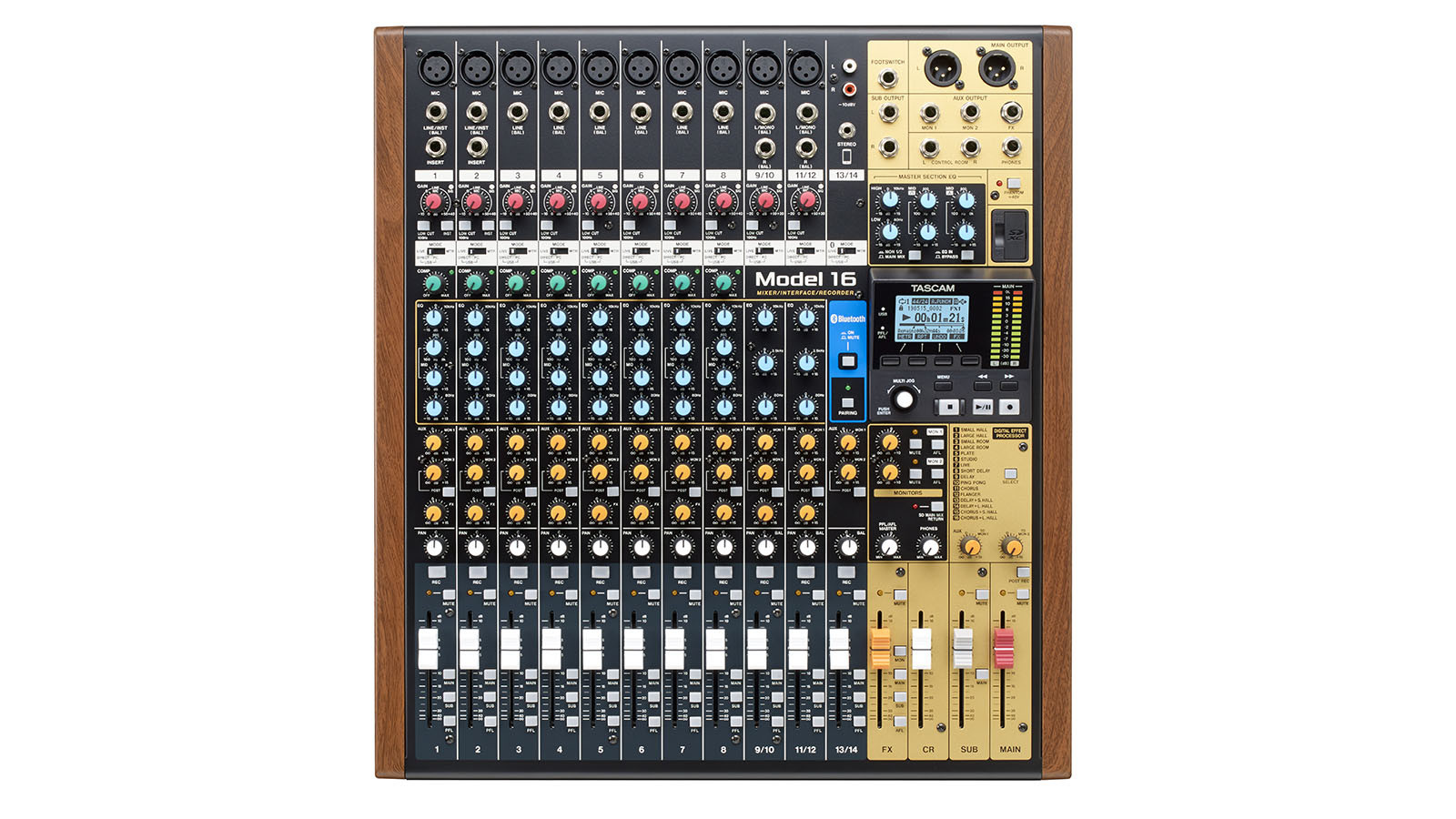 Galerijní obrázek č.2 Mixážní pulty s efektem TASCAM Model 16