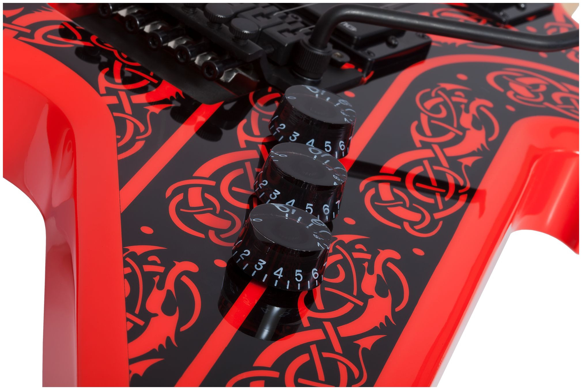 Galerijní obrázek č.11 Hard&heavy SCHECTER Wylde Audio Warhammer FR Norse Dragon Pinstripe - Red