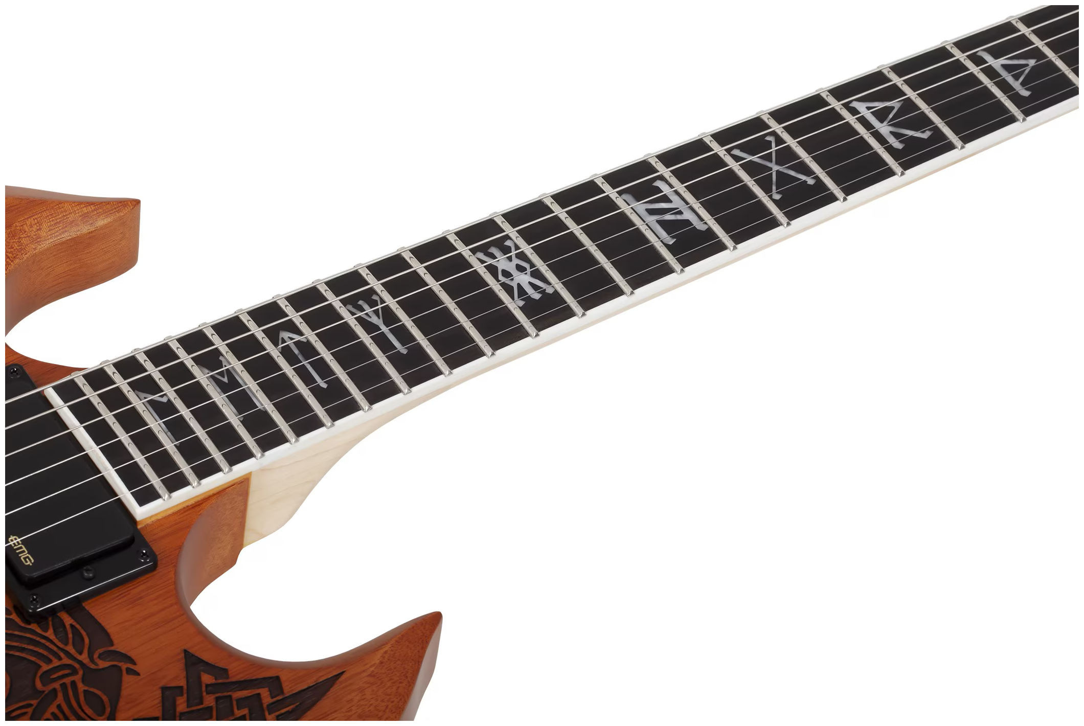 Galerijní obrázek č.8 Hard&heavy SCHECTER Wylde Audio Barbarian Carveworks - Natural Satin