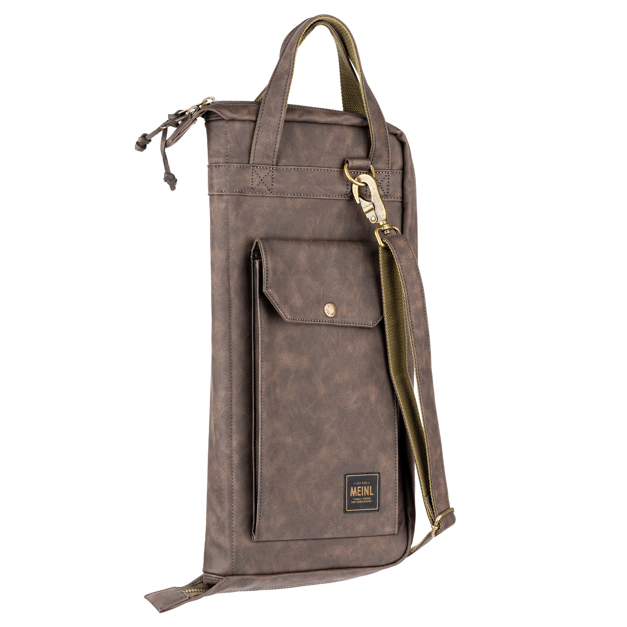 Hlavní obrázek Obaly na paličky MEINL MVHSDB Vintage Hyde Stick Bag - Dark Brown
