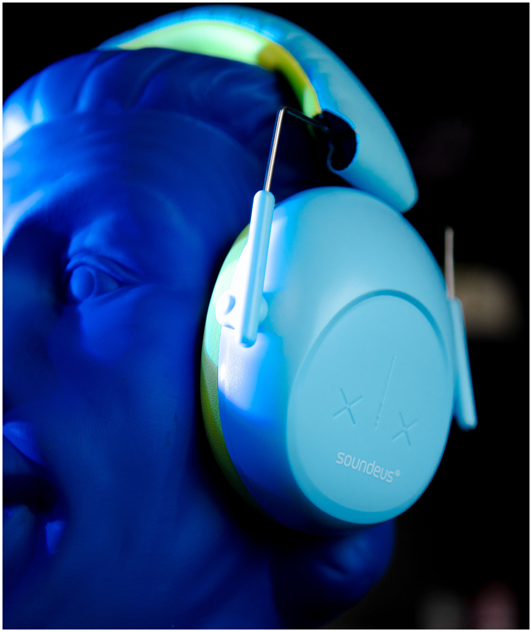 Galerijní obrázek č.5 Ochrana sluchu SOUNDEUS HearProtect P1-K5 Justin Kids Ear muffs - Blue