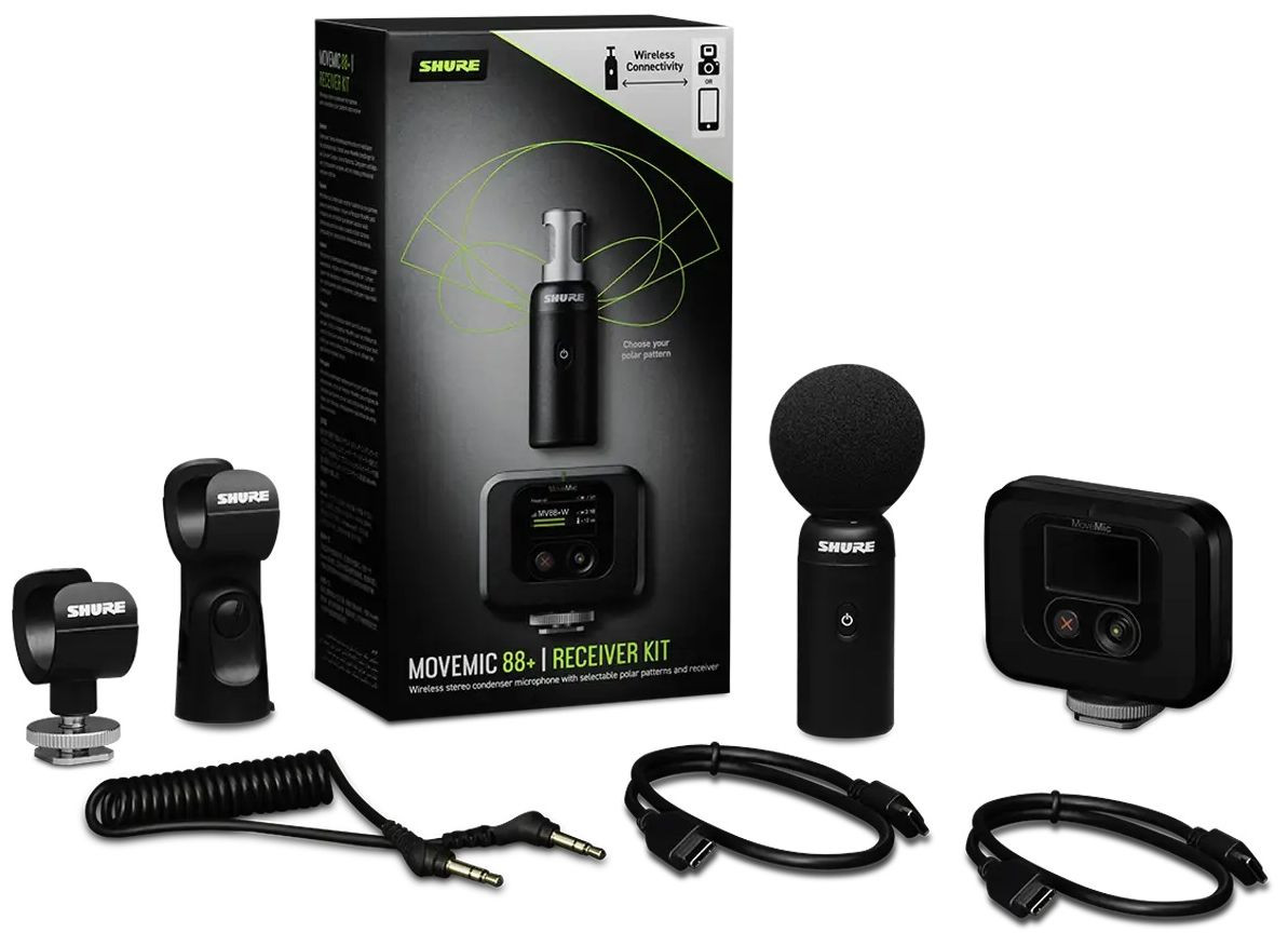 Galerijní obrázek č.7 Mikrofony pro video a foto SHURE MoveMic 88+ Receiver Kit