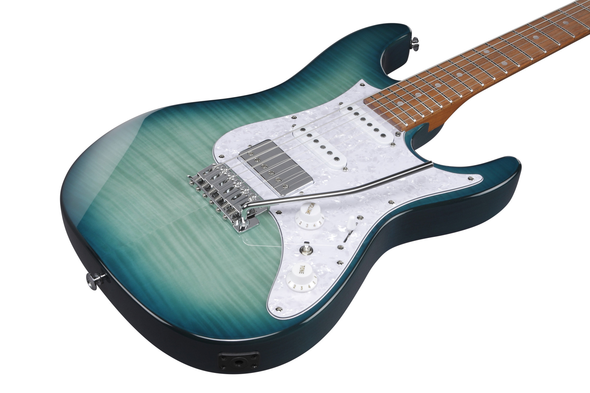 Galerijní obrázek č.2 ST - modely IBANEZ AZ22S1F-TXB - Transparent Turquoise Burst