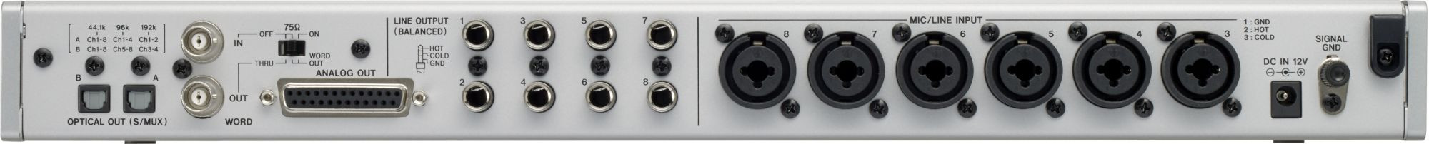 Galerijní obrázek č.2 Mikrofonní a linkové předzesilovače TASCAM Series 8p Dyna
