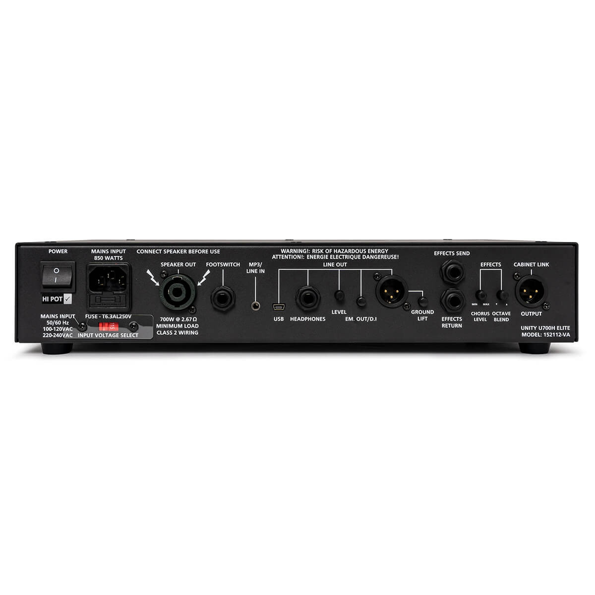 Galerijní obrázek č.3 Tranzistorové zesilovače BLACKSTAR Unity Elite 700H