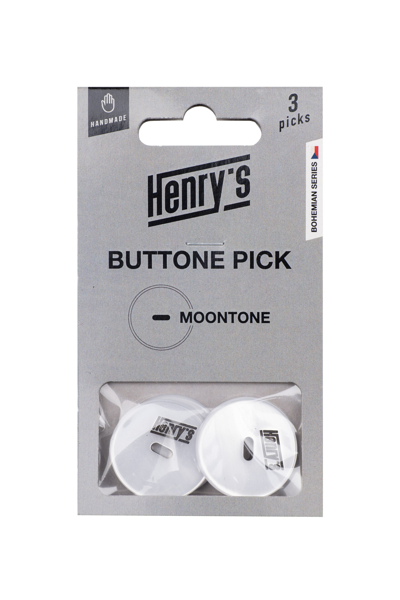 Galerijní obrázek č.4 Tvrdost do 2.0 HENRY’S Buttone Moontone - Silver 3ks