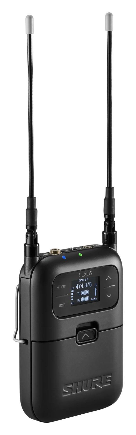 Galerijní obrázek č.3 S bateriovým přijímačem (ke kamerám) SHURE SLXD35 S50 823-865 MHz