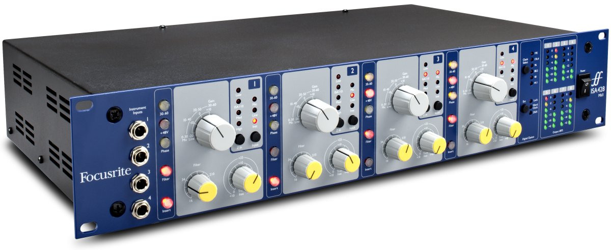 Galerijní obrázek č.4 Mikrofonní a linkové předzesilovače FOCUSRITE PRO ISA428 MK2