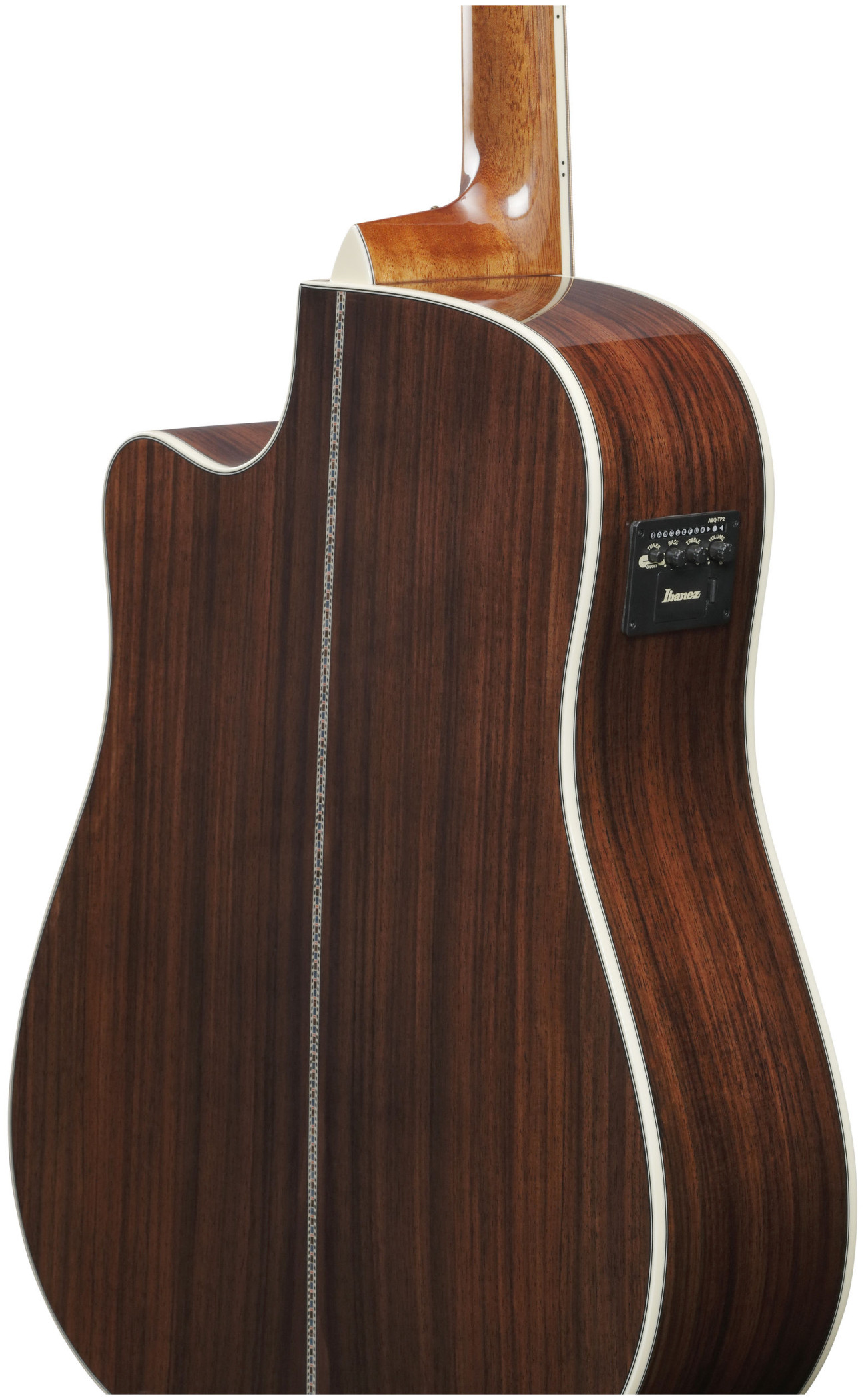 Galerijní obrázek č.6 Dreadnought IBANEZ AW391RCE - Black Top, Natural High Gloss