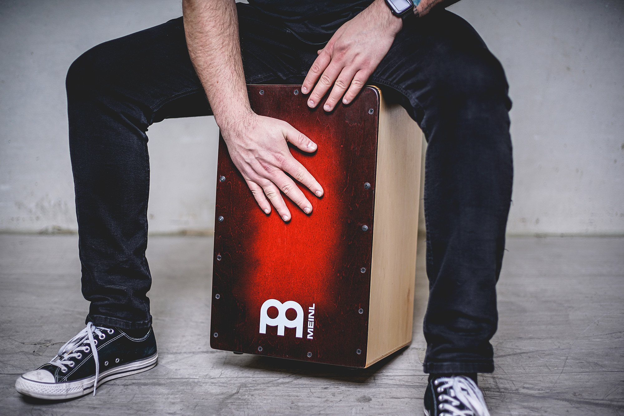 Galerijní obrázek č.4 Cajony MEINL SC100RDB Snarecraft 100 Cajon Special Edition - Red Burst
