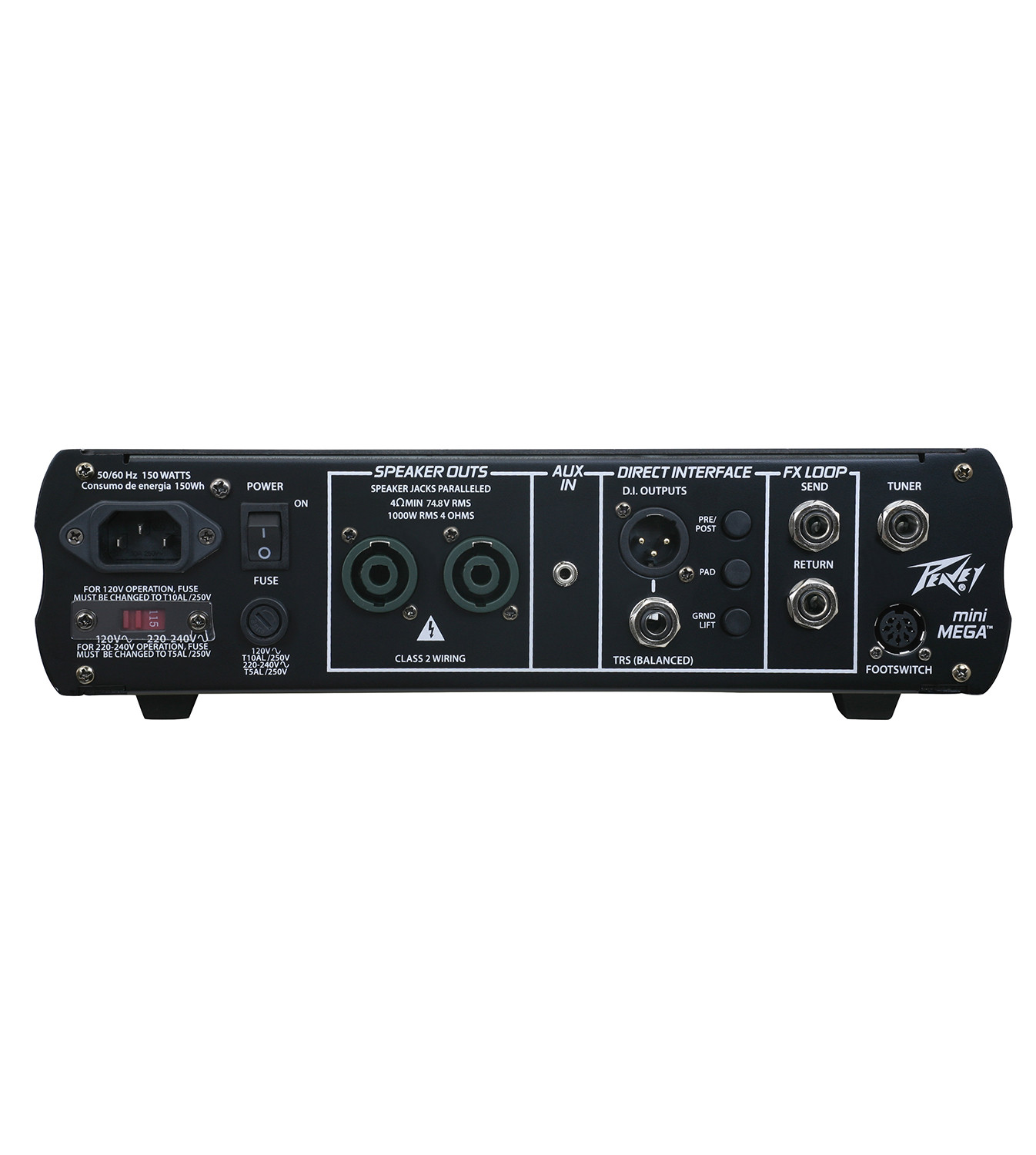Galerijní obrázek č.1 Tranzistorové zesilovače PEAVEY MiniMEGA 1000