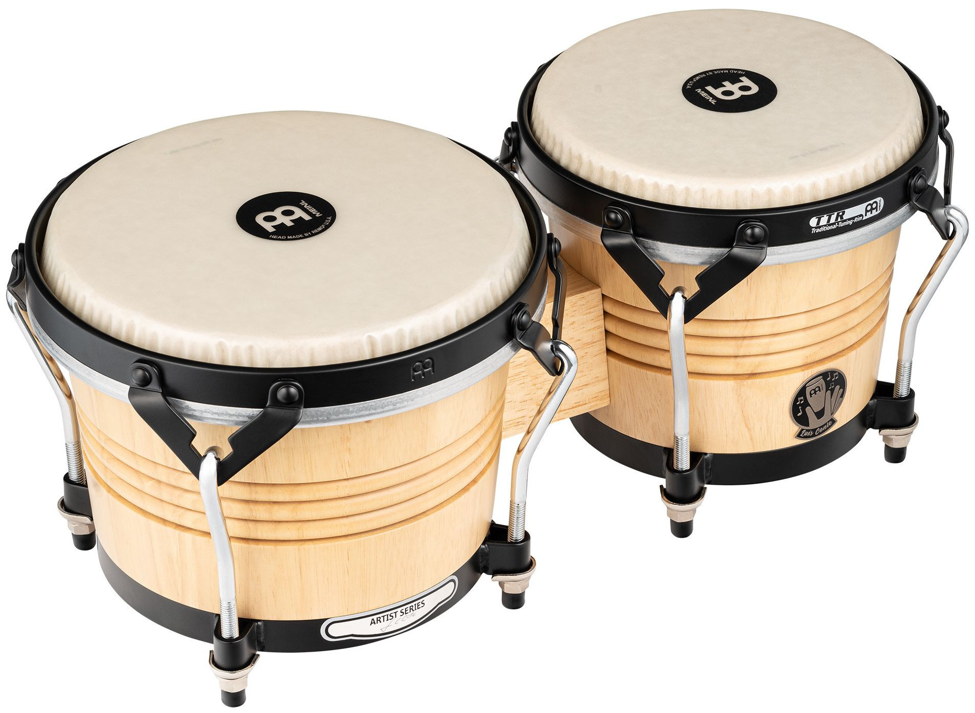 Galerijní obrázek č.1 Bonga MEINL LCR300NT-M Artist Luis Conte Bongo 6 3/4” Macho & 8” Hembra - Natural