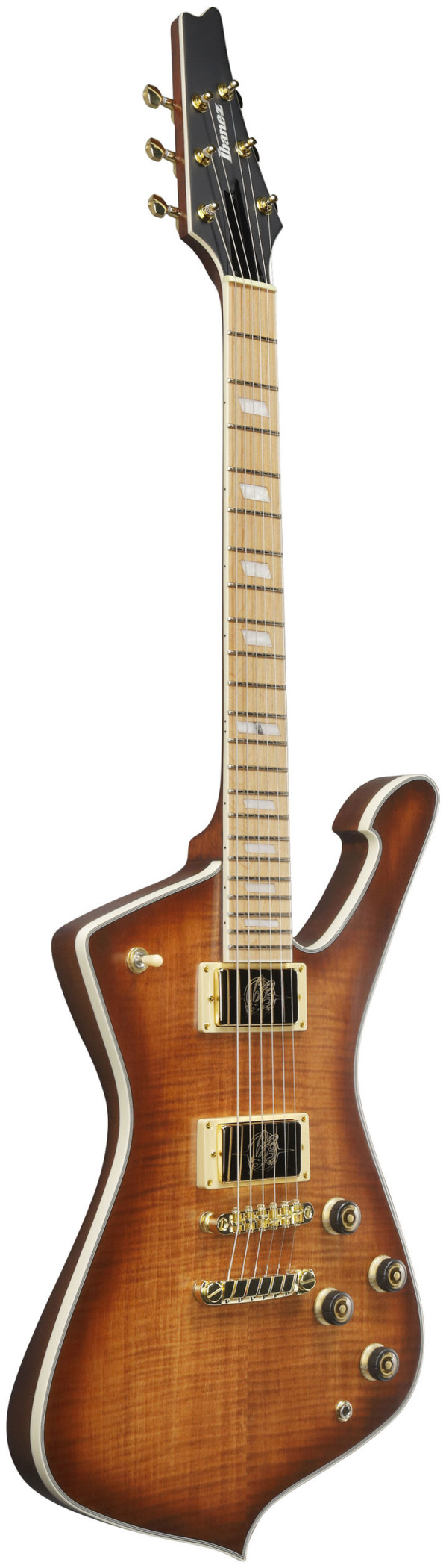 Galerijní obrázek č.2 Superstrat IBANEZ IC420MFM-CML - Caramel Burst Low Gloss