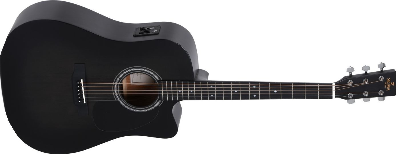 Hlavní obrázek Dreadnought SIGMA GUITARS DMCE Blackburst