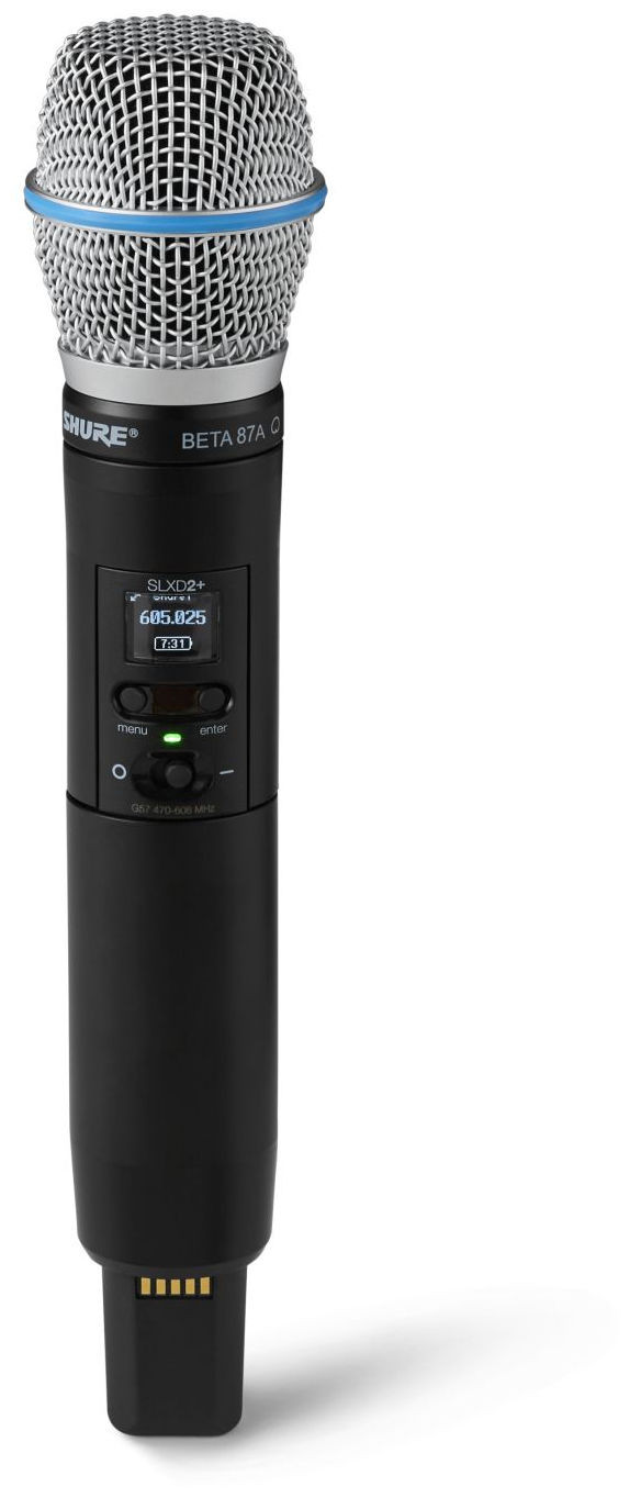 Hlavní obrázek Samostatné vysílače k bezdrátovým systémům SHURE SLXD2+/B87A-G65