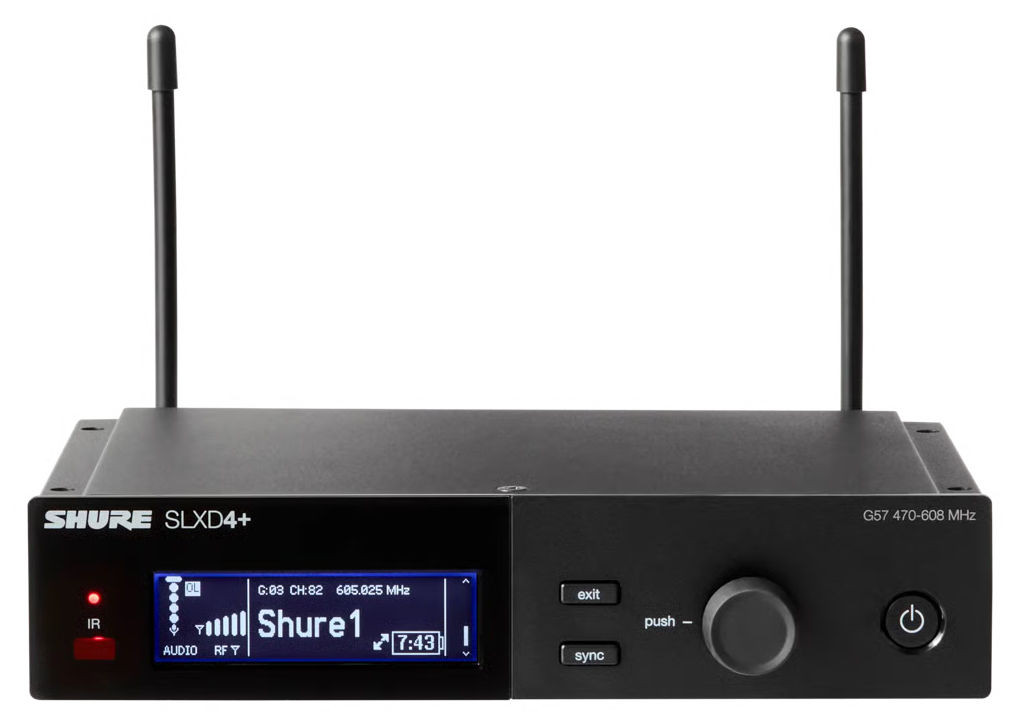 Galerijní obrázek č.1 S ručním mikrofonem SHURE SLXD24+E/58-G65