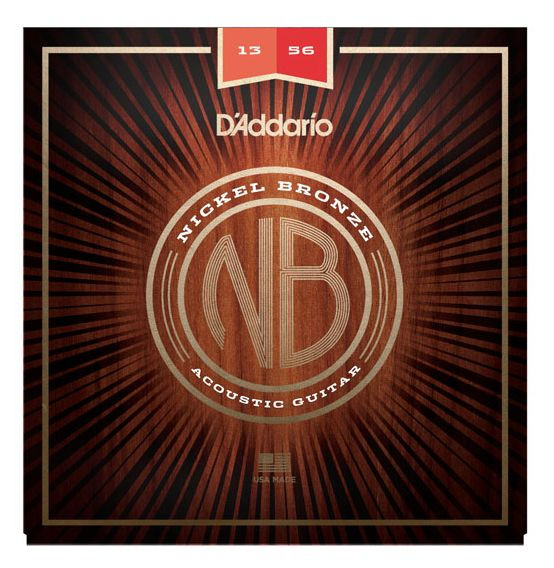 Hlavní obrázek Tvrdost .013 D'ADDARIO NB1356 Nickel Bronze Acoustic Medium