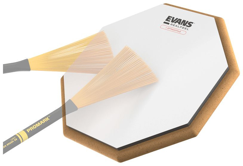 Hlavní obrázek Tréninkové pady EVANS RealFeel Attacktile Drum Pad, 10 Inch