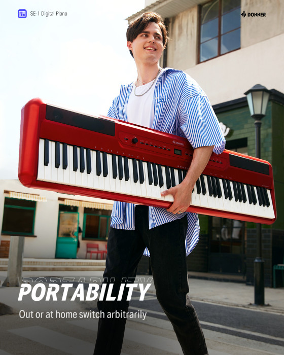 Hlavní obrázek Stage piana DONNER SE-1 - Red