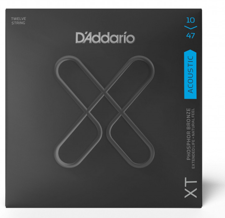 Hlavní obrázek Pro dvanáctistrunnou kytaru D'ADDARIO XTAPB1047-12