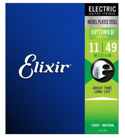 Hlavní obrázek Tvrdost .011 ELIXIR Electric Optiweb 19102 Medium