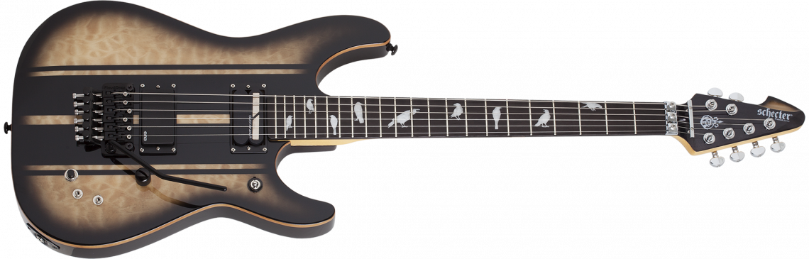Hlavní obrázek Superstrat SCHECTER DJ Ashba - Natural Black Burst
