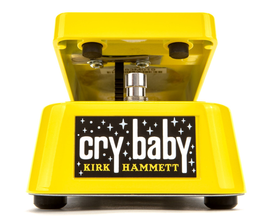 Hlavní obrázek Wah-wah DUNLOP Kirk Hammett Cry Baby Wah Yellow Sparkle Edition