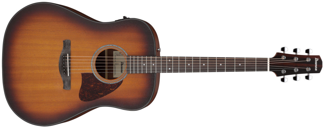 Hlavní obrázek Dreadnought IBANEZ AAD54E-OMH - Open Pore Mahogany Sunburst