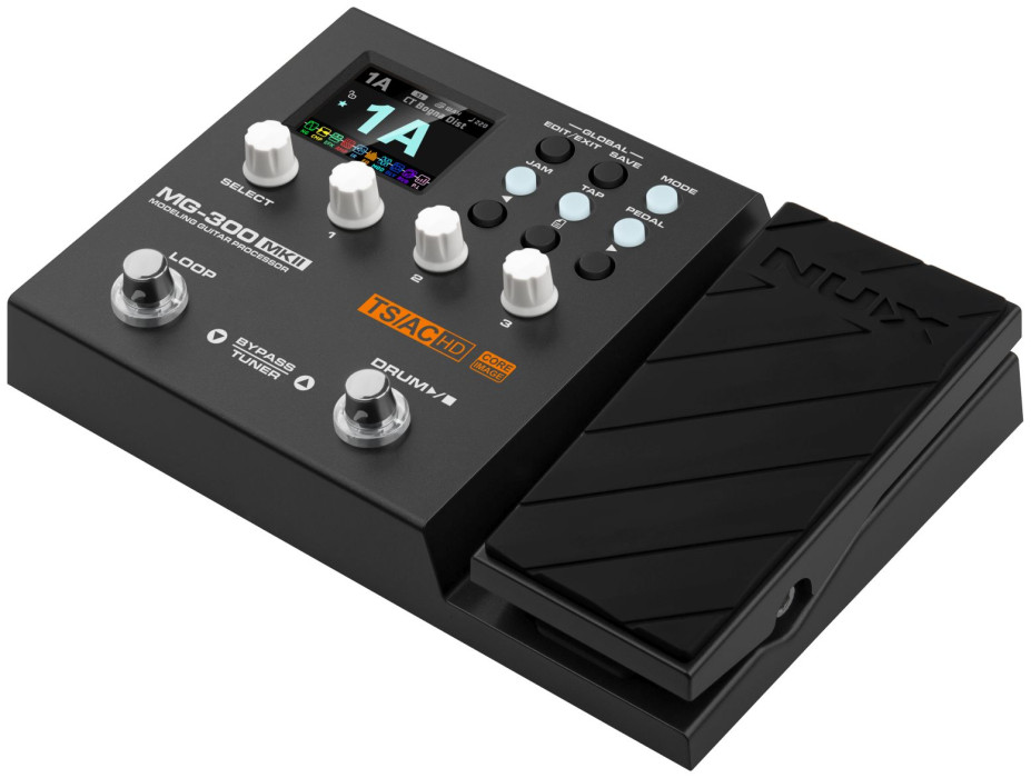 Hlavní obrázek Multiefekty, procesory NUX MG-300 MKII Modeling Guitar Processor