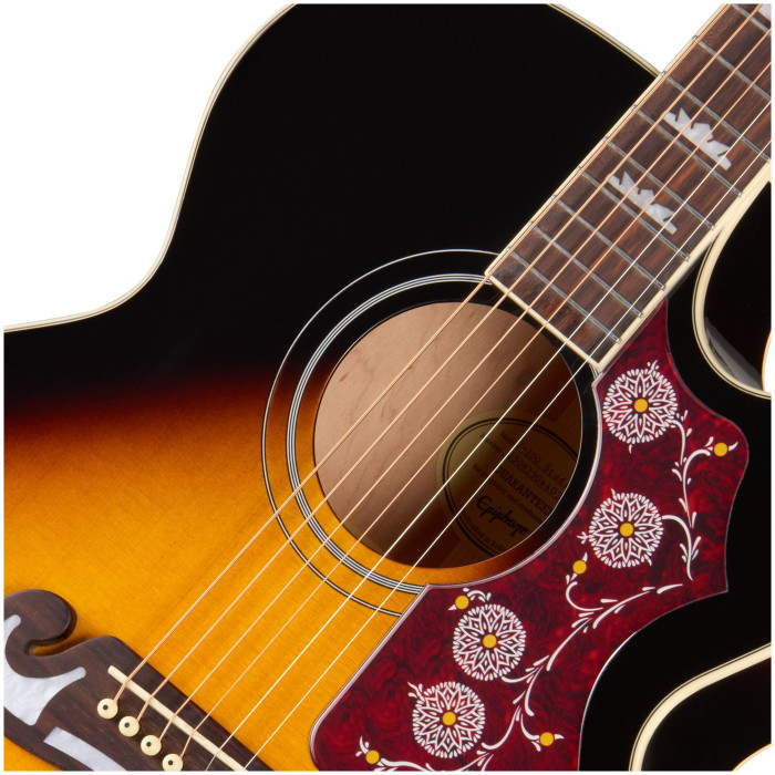 Hlavní obrázek Jumbo EPIPHONE J-200 Studio EC - Vintage Sunburst