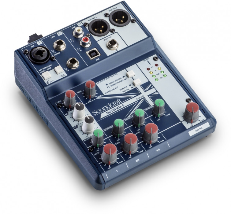 Hlavní obrázek Mixážní pulty s efektem SOUNDCRAFT Notepad-5