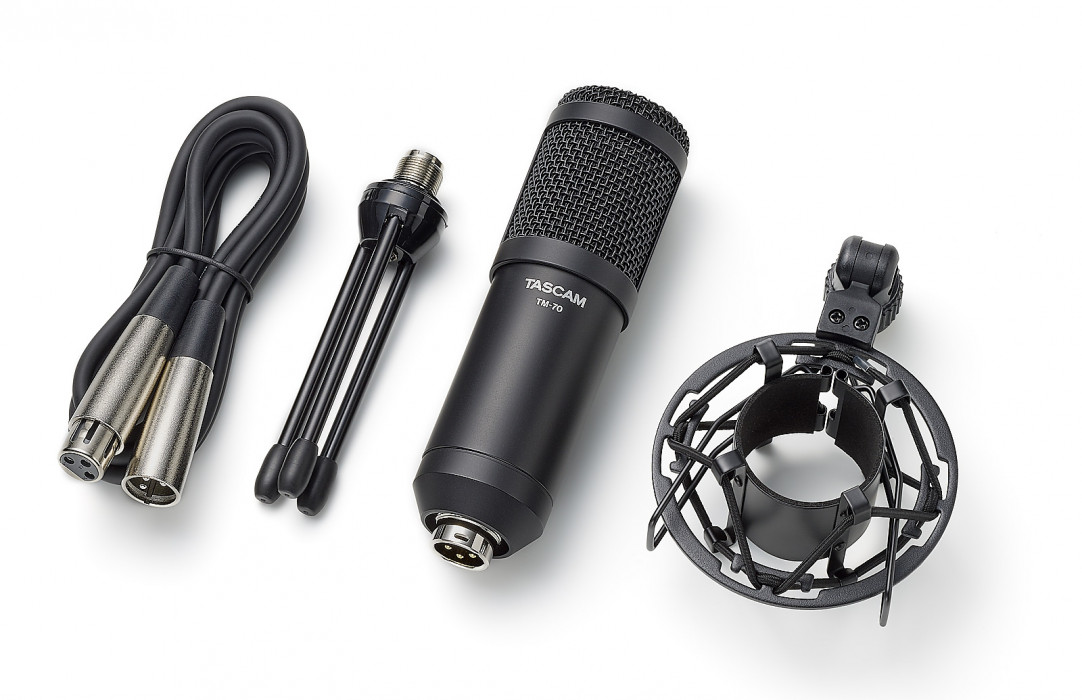 Hlavní obrázek Dynamické pódiové vokální mikrofony TASCAM TM-70