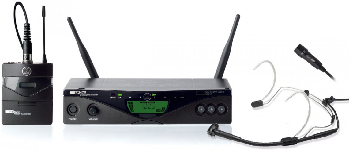 Hlavní obrázek S klopovým mikrofonem (lavalier) AKG WMS470 Presenter Set-b7