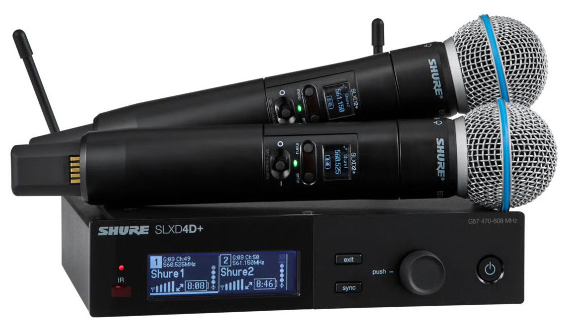 Hlavní obrázek S ručním mikrofonem SHURE SLXD24D+E/B58-G65