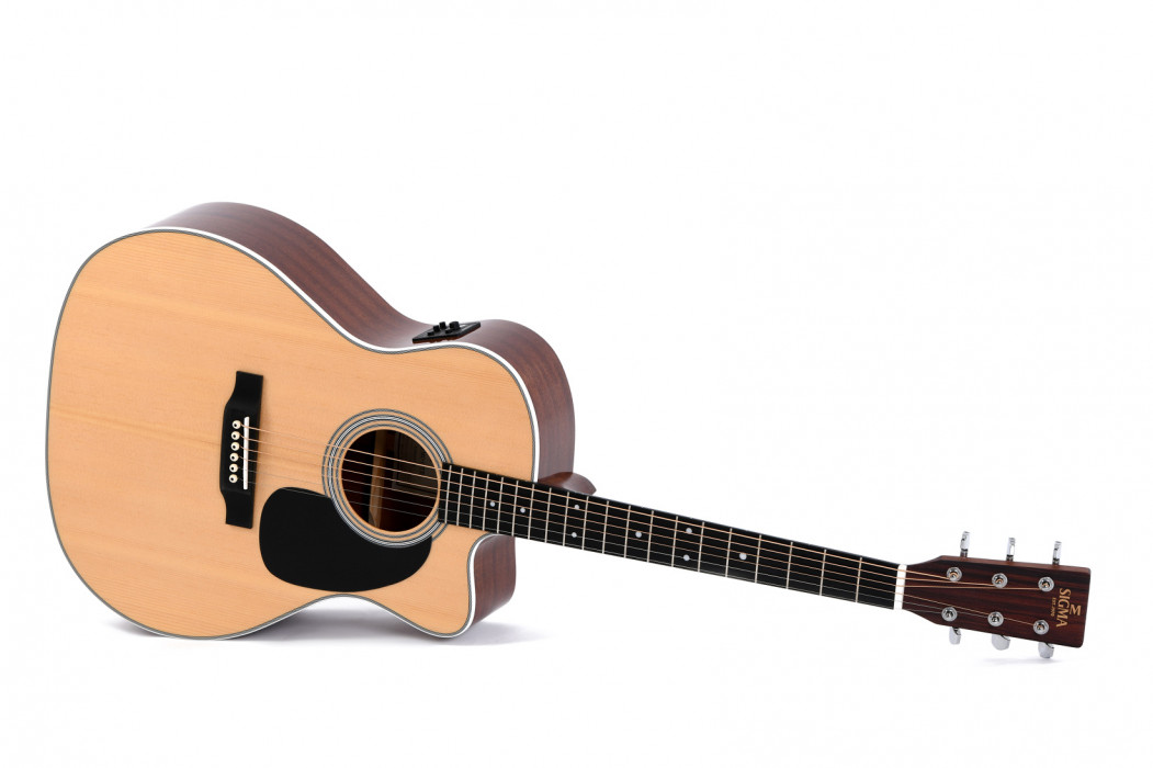 Hlavní obrázek Jumbo SIGMA GUITARS JMC-1E - Natural High Gloss