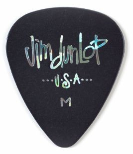 Hlavní obrázek Tvrdost 1.0 DUNLOP 483P03MD Classic Celluloid Black