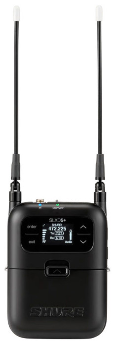 Hlavní obrázek S bateriovým přijímačem (ke kamerám) SHURE SLXD25+/58-G65