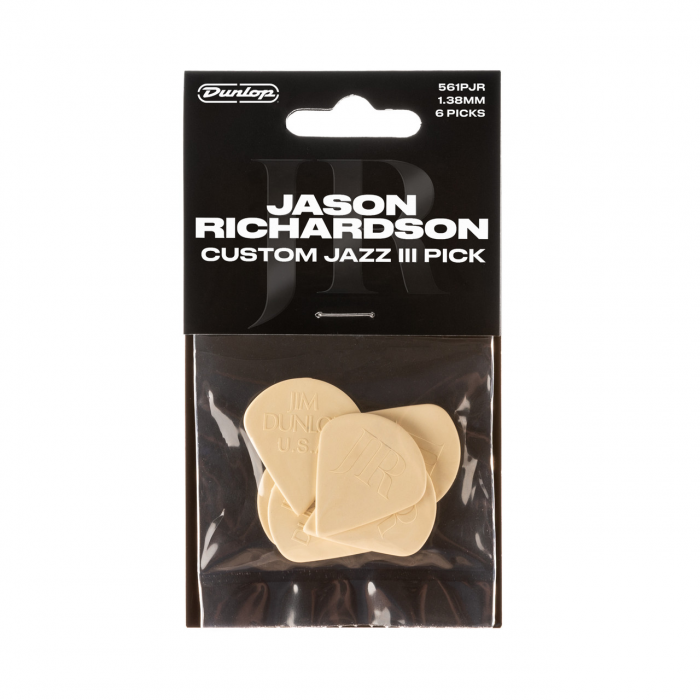 Hlavní obrázek Tvrdost do 2.0 DUNLOP 561PJR Jason Richardson Custom JAZZ III Pick