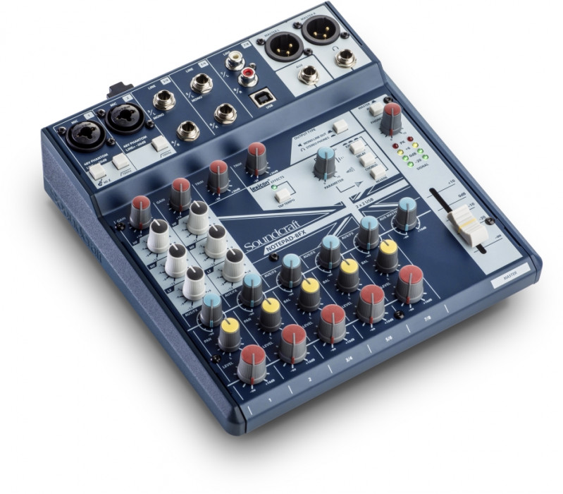 Hlavní obrázek Mixážní pulty s efektem SOUNDCRAFT Notepad-8FX