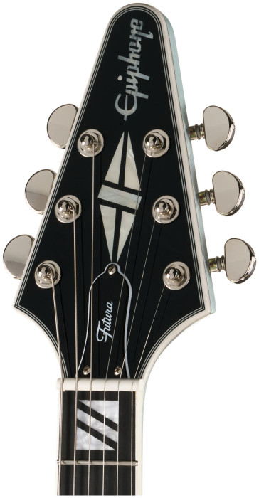 Hlavní obrázek Hard&heavy EPIPHONE Futura Flying V Custom - Quicksilver Shift