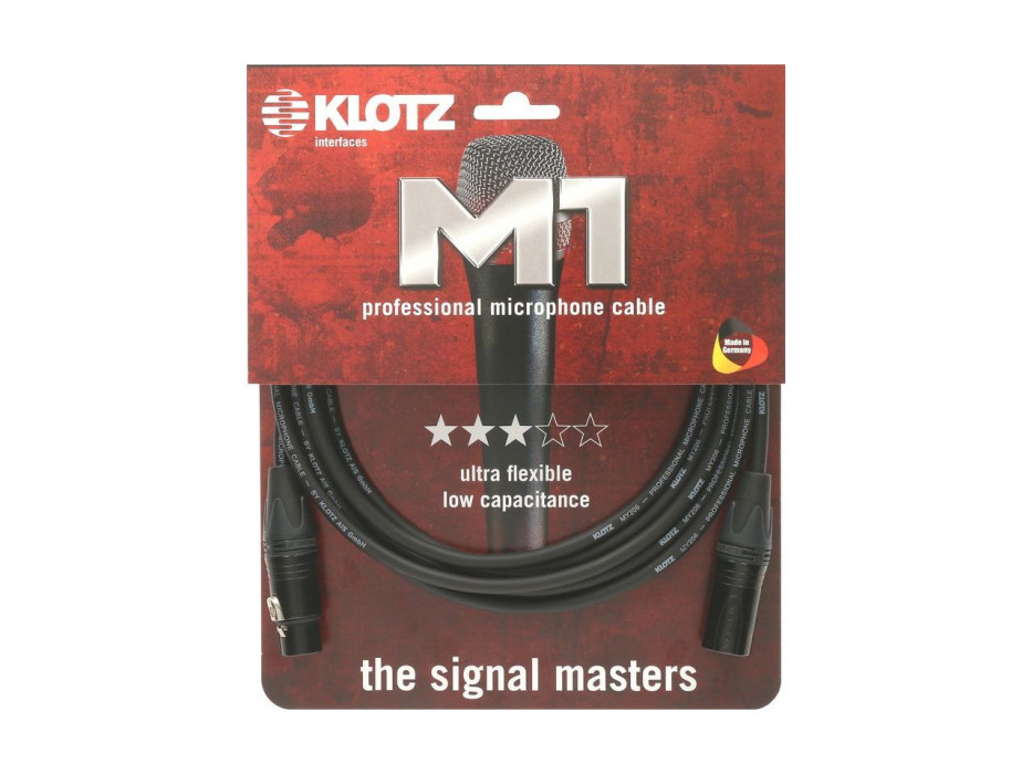 Hlavní obrázek XLR F - XLR M KLOTZ M1FM1N0300